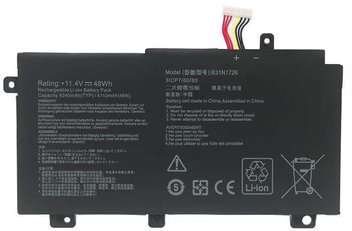 Sostituzione Batteria per laptop Asus OEM  per FX80GE8750-1 