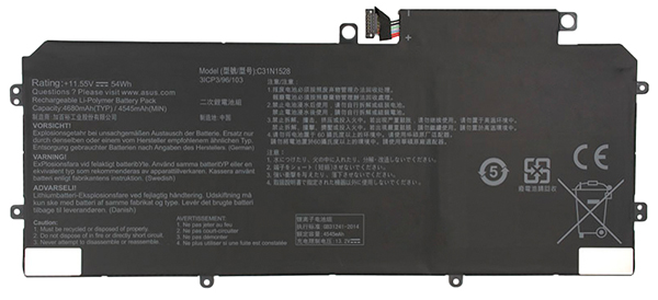 Sostituzione Batteria per laptop Asus OEM  per 0B200-00730200 
