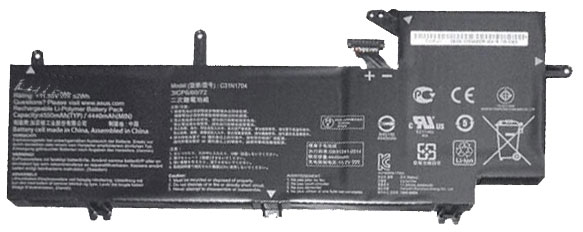 Sostituzione Batteria per laptop Asus OEM  per 3ICP6/60/72 