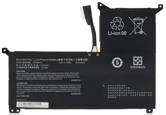 Sostituzione Batteria per laptop SCHENKER OEM  per XMG-Focus-16 