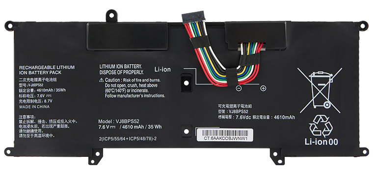 Sostituzione Batteria per laptop fujitsu OEM  per VAIO-S13-VJS132C0511B 