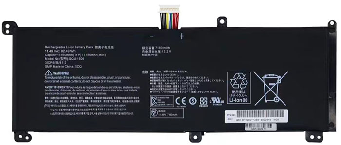 Sostituzione Batteria per laptop THUNDEROBOT OEM  per Dino-X7a 