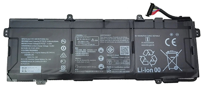 Sostituzione Batteria per laptop HUAWEI OEM  per HB5881P1EEW-31A 