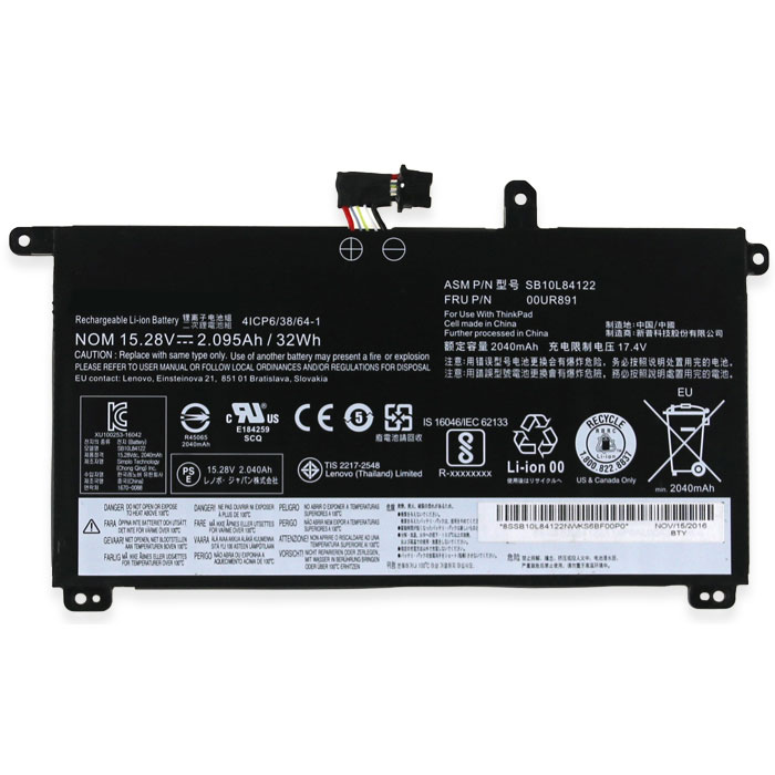 Sostituzione Batteria per laptop Lenovo OEM  per 00UR891 