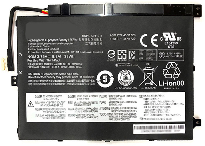 Sostituzione Batteria per laptop Lenovo OEM  per 45N1729 
