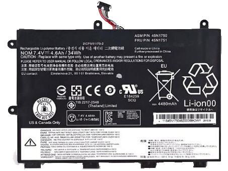 Sostituzione Batteria per laptop Lenovo OEM  per 45N1749 