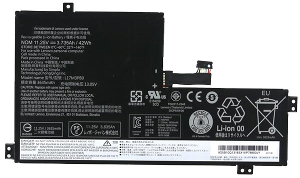 Sostituzione Batteria per laptop lenovo OEM  per L17L3PB0 