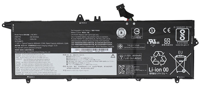 Sostituzione Batteria per laptop Lenovo OEM  per SB10K97653 