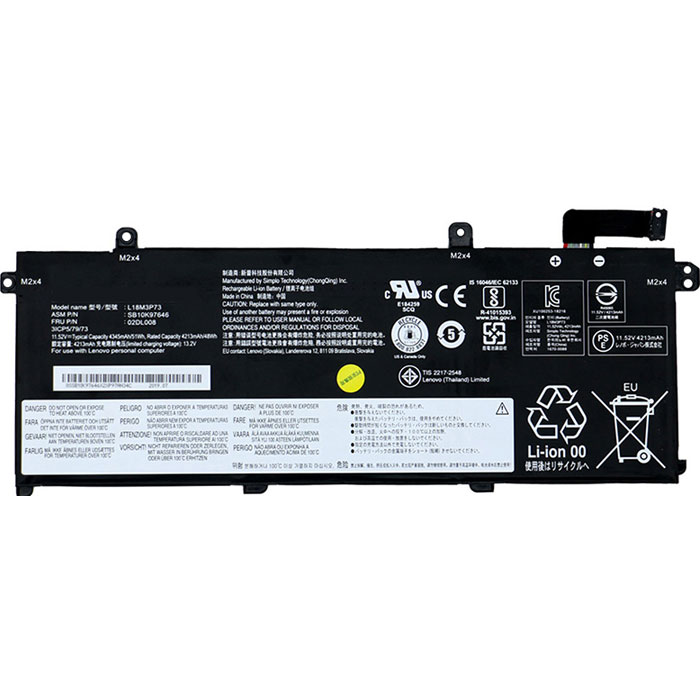 Sostituzione Batteria per laptop Lenovo OEM  per L18L3P73 