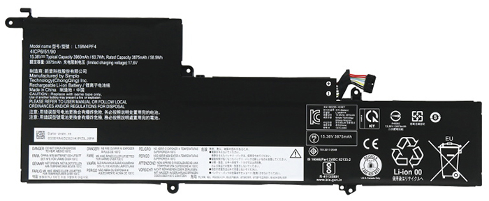 Sostituzione Batteria per laptop Lenovo OEM  per L19D4PF4 