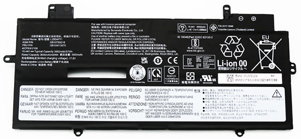 Sostituzione Batteria per laptop LENOVO OEM  per ThinkPad-X1-Yoga-6th-Gen-Type-20XY 