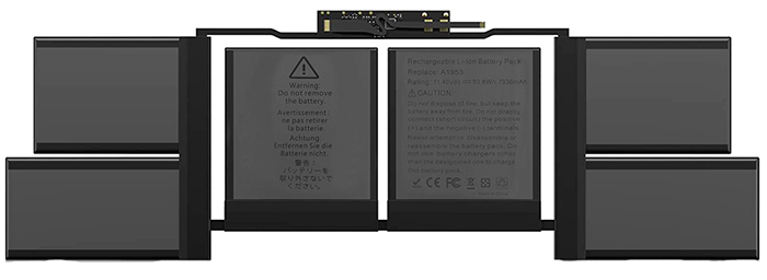 Sostituzione Batteria per laptop apple OEM  per MacBook-Pro-15-A1990-2019-Year 
