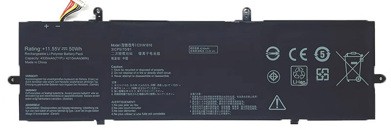 Sostituzione Batteria per laptop ASUS OEM  per ZenBook-Flip-13-Q326FA-BI7T13 