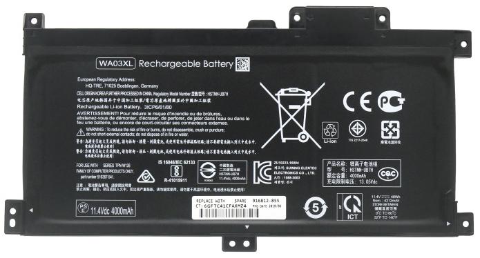 Sostituzione Batteria per laptop HP  OEM  per Pavilion-X360-15-Bk-Series 