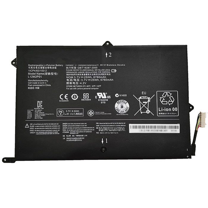 Sostituzione Batteria per laptop lenovo OEM  per L12M2P01 