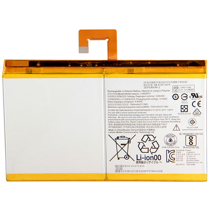 Sostituzione Batteria per laptop lenovo OEM  per Tab-4-10-Plus-TB-X704F 