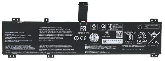 Sostituzione Batteria per laptop Lenovo OEM  per L21M4PC2 
