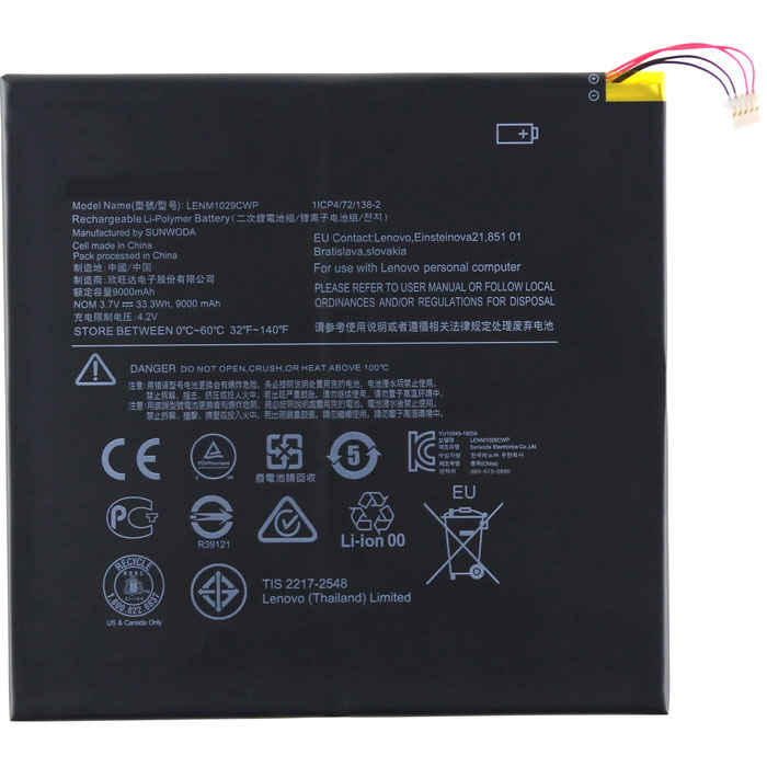 Sostituzione Batteria per laptop lenovo OEM  per Miix-310-10ICR-Z8350 